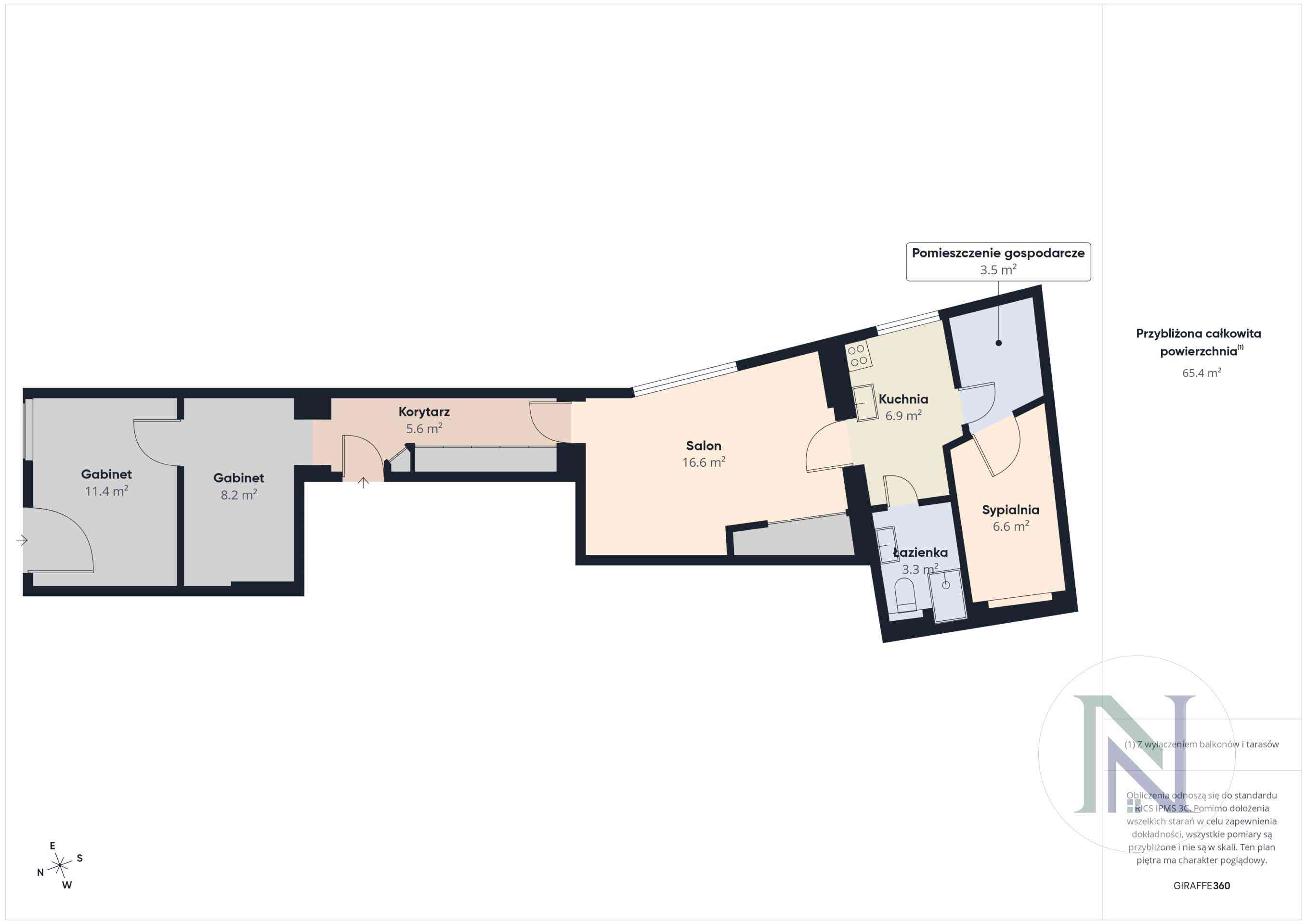pl. Bema | 2 osobne wejścia | 47,62 m² | parter | do własnej aranżacji - zdjęcie 5