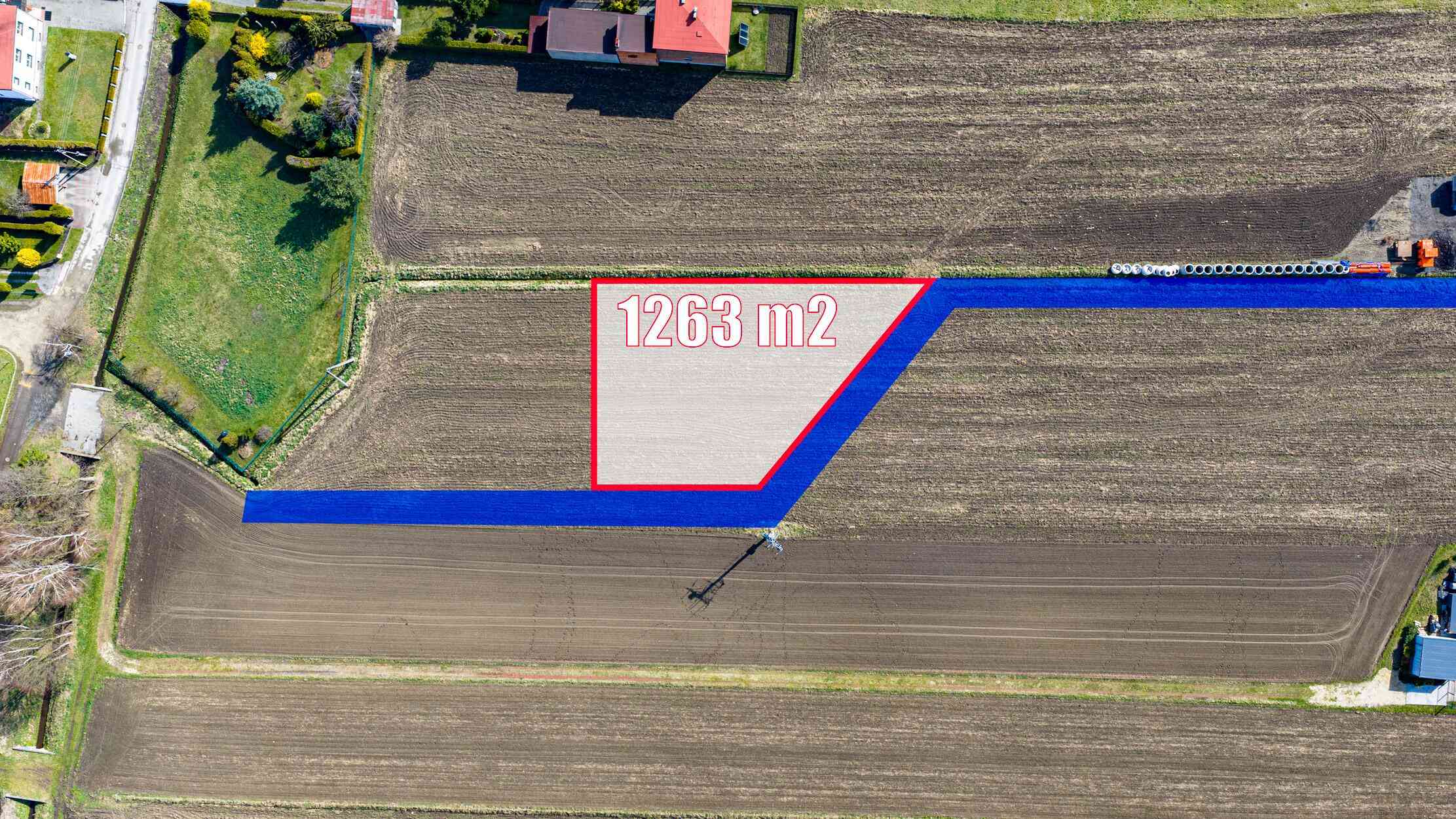 Paniówki, ul. 27 Stycznia | Działka 1263 m² | MPZP 1MN