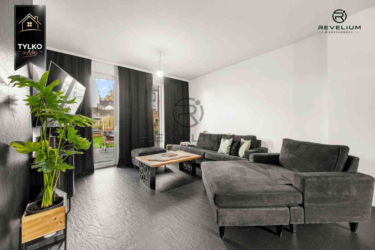 Dom w zabudowie bliźniaczej z ogrodem | 82 m² |