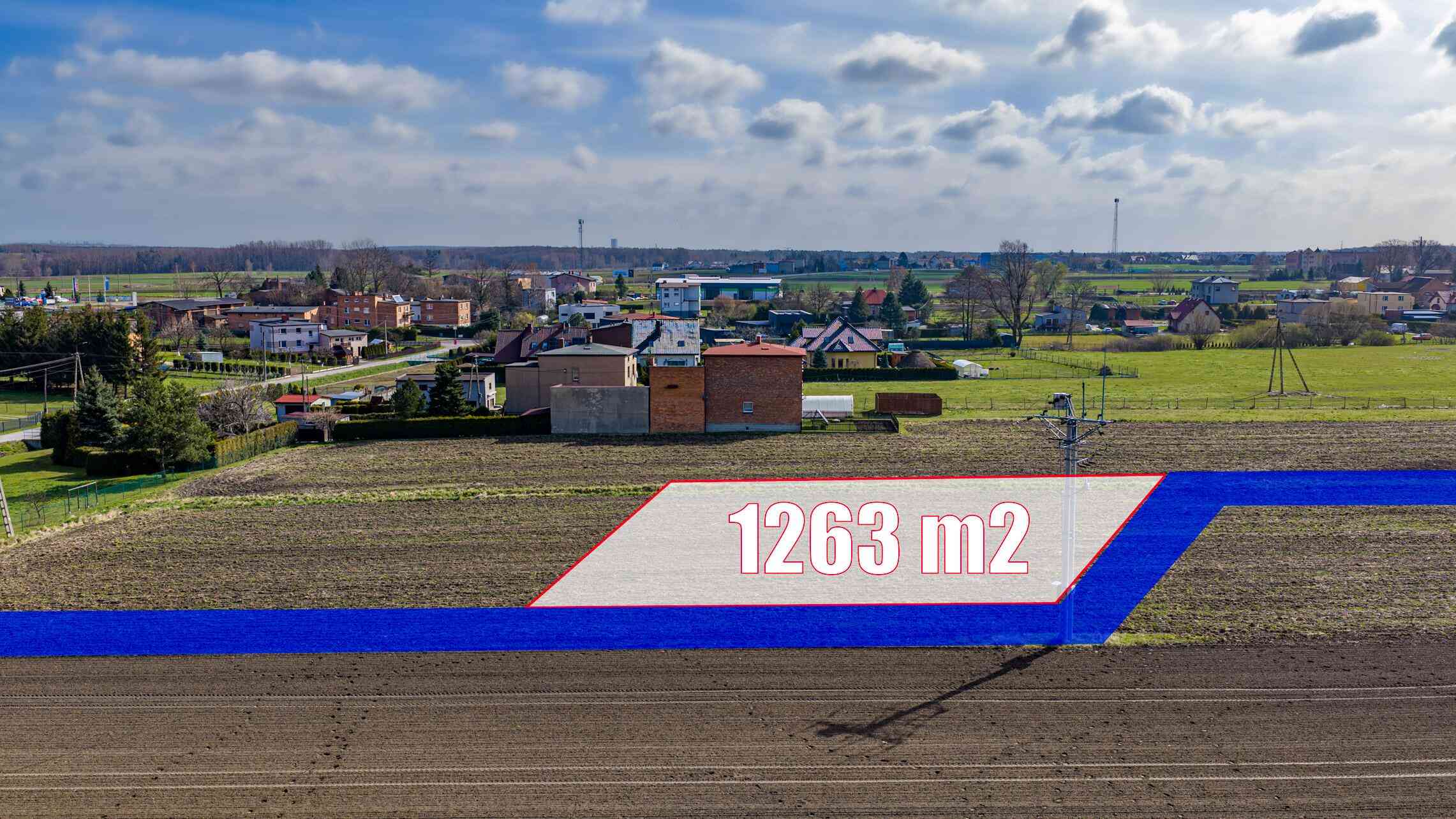 Paniówki, ul. 27 Stycznia | Działka 1263 m² | MPZP 1MN - zdjęcie 3