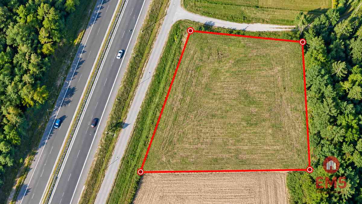 Plac 4500 m2 przy DK 8 - zdjęcie 3