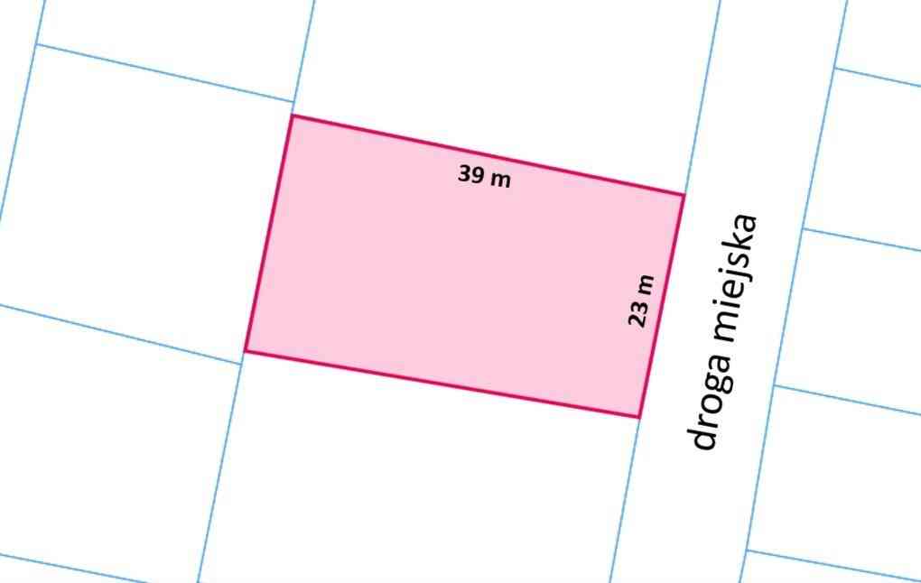 Działka budowlana 894 m² – Łódź, Radogoszcz Zachód