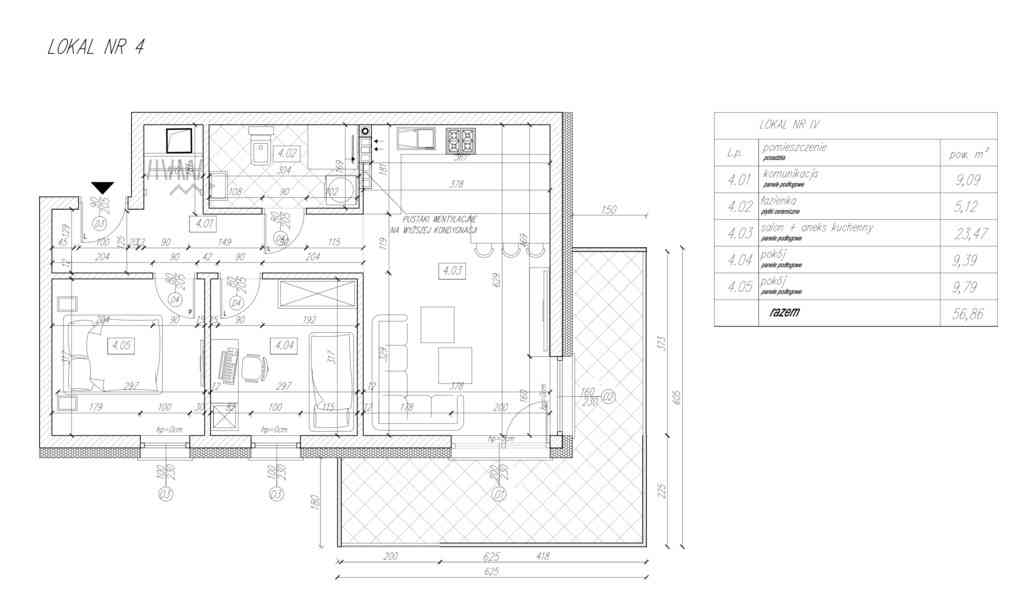 Częstochowa, ul. Złota | Apartament 56,86 m² - zdjęcie 19