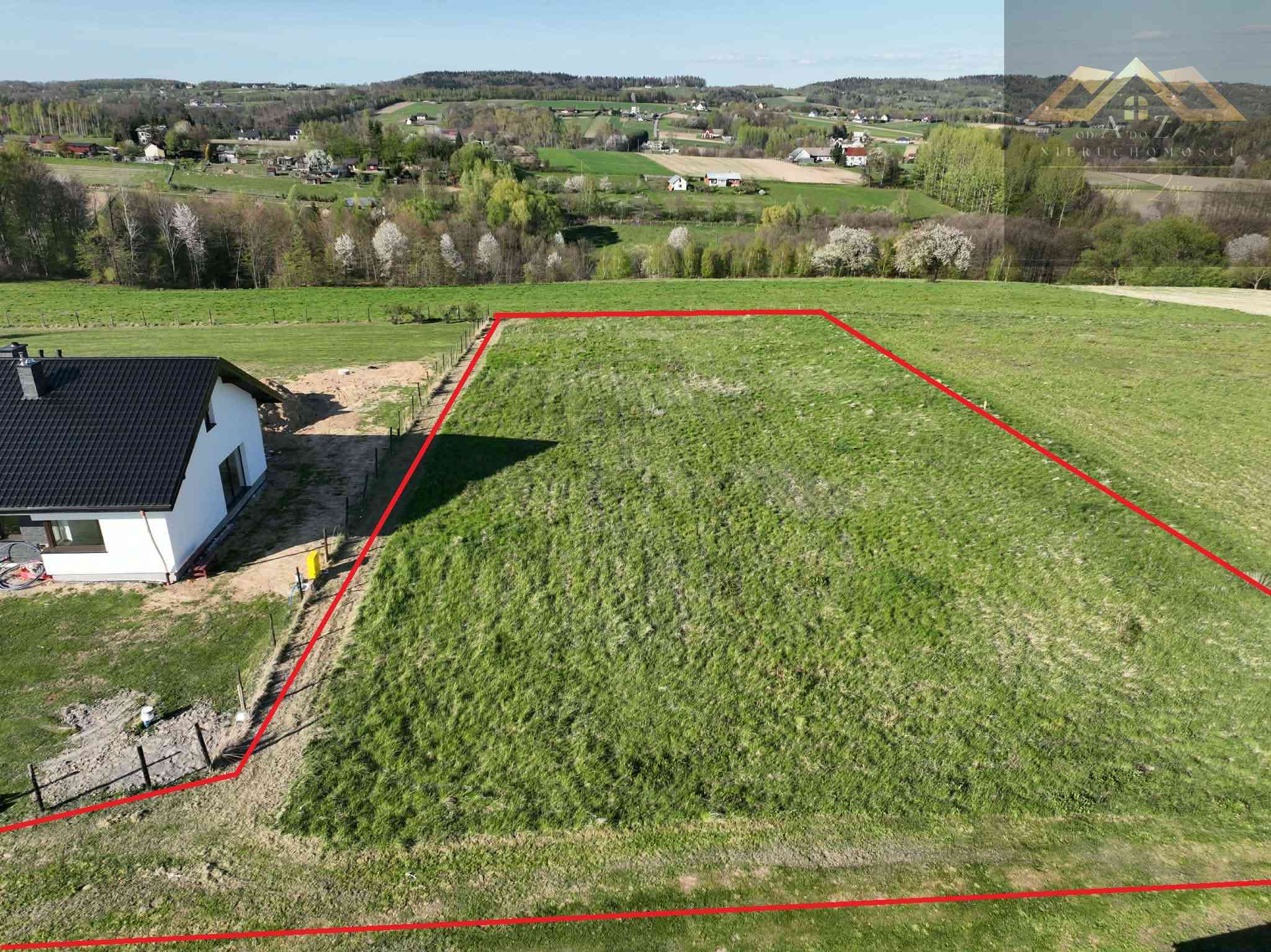 WIDOKOWA DZIAŁKA Z WARUNKAMI ZABUDOWY ZALASOWA | 3000 m² |Z PROJEKTEM I POZWOLENIEM NA BUDOWĘ