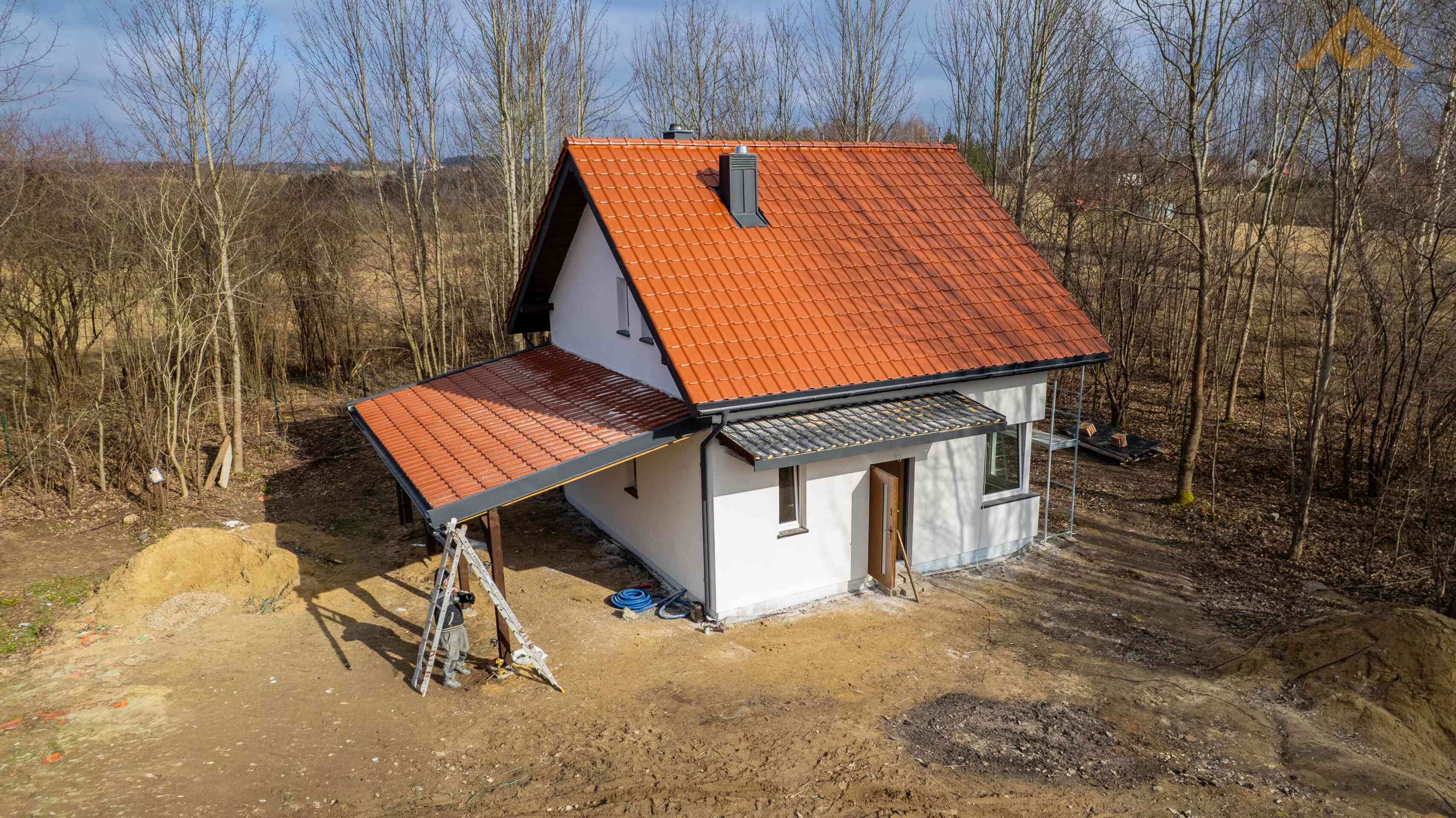 Nowy dom 80 m² Premium | Pompa ciepła, podłogówka | Rożnowo k. Dywit