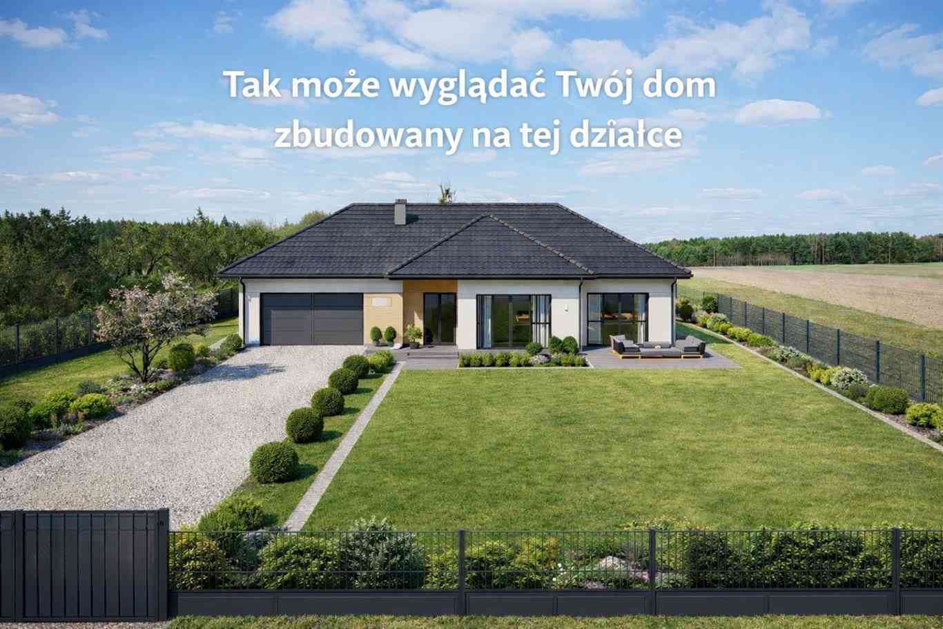 Maluszyn duża działka z WZ bez MPZP
