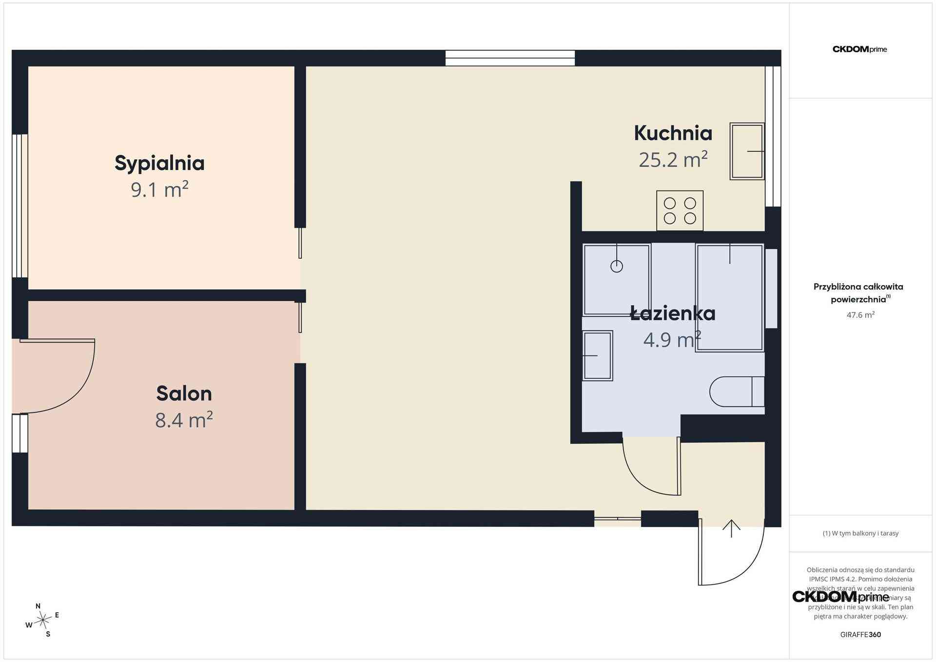 Mieszkanie po generalnym remoncie , osiedle KSM / 1. piętro z balkonem - zdjęcie 15