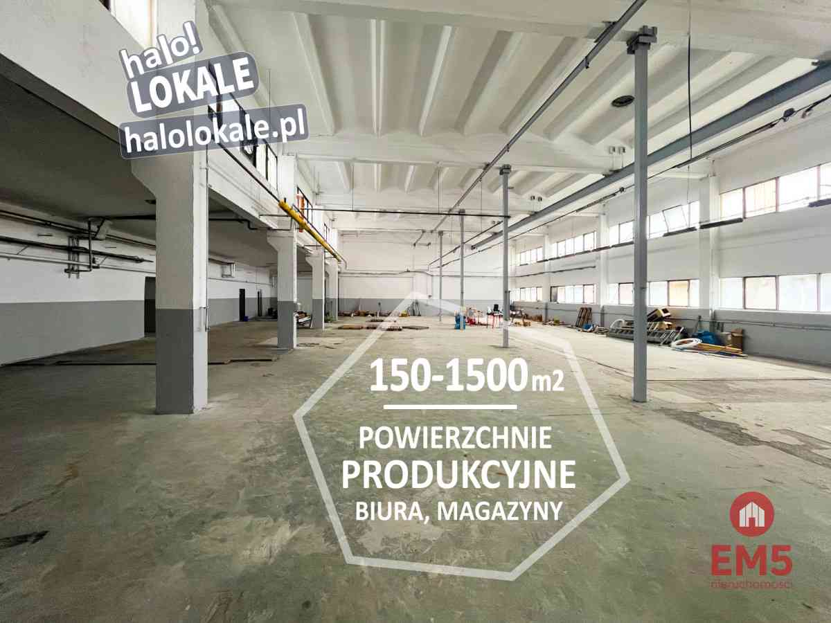 Hale produkcyjne, magazyny, biura