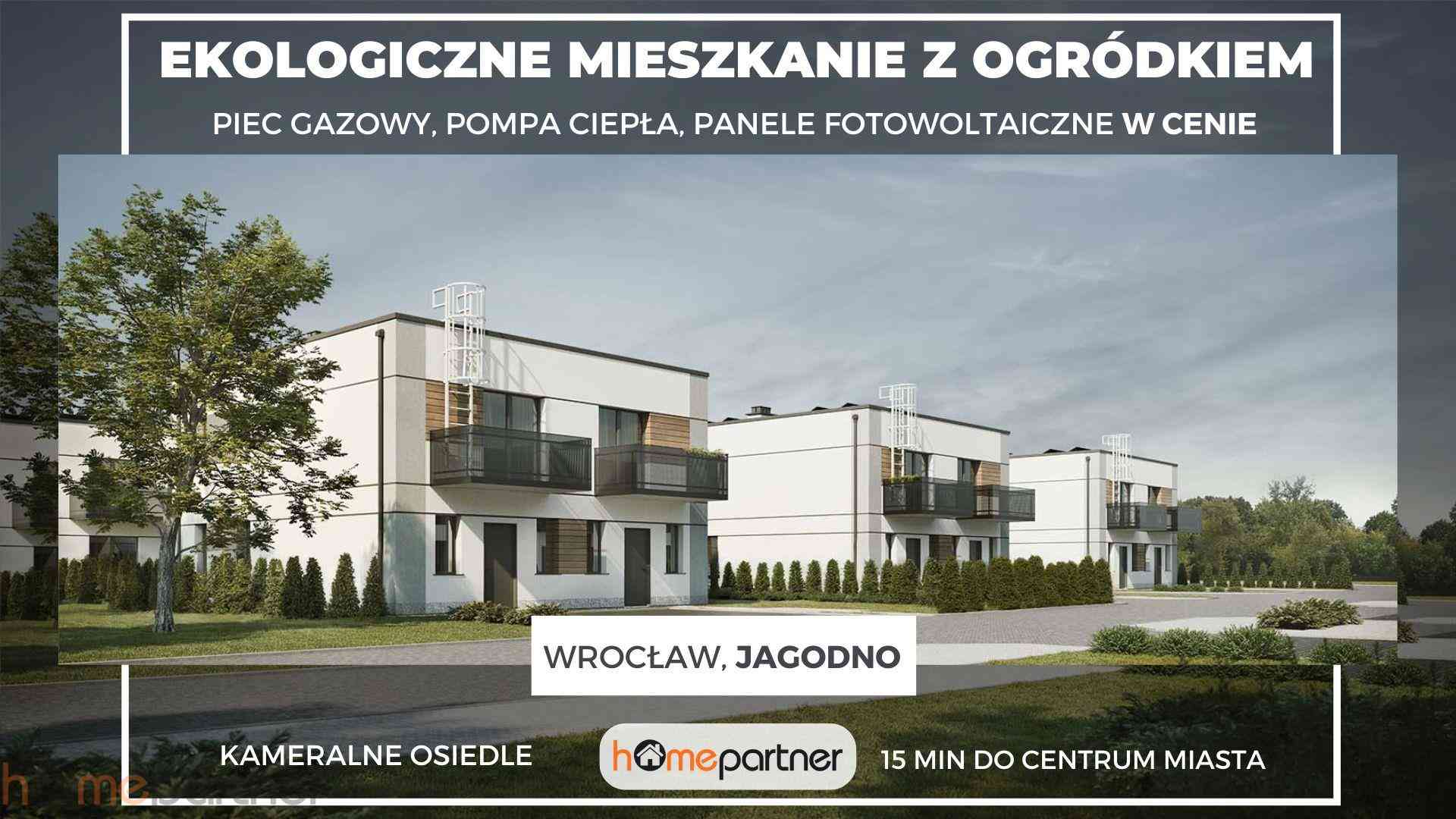 Energooszczędne mieszkanie z ogródkiem na Jagodnie!