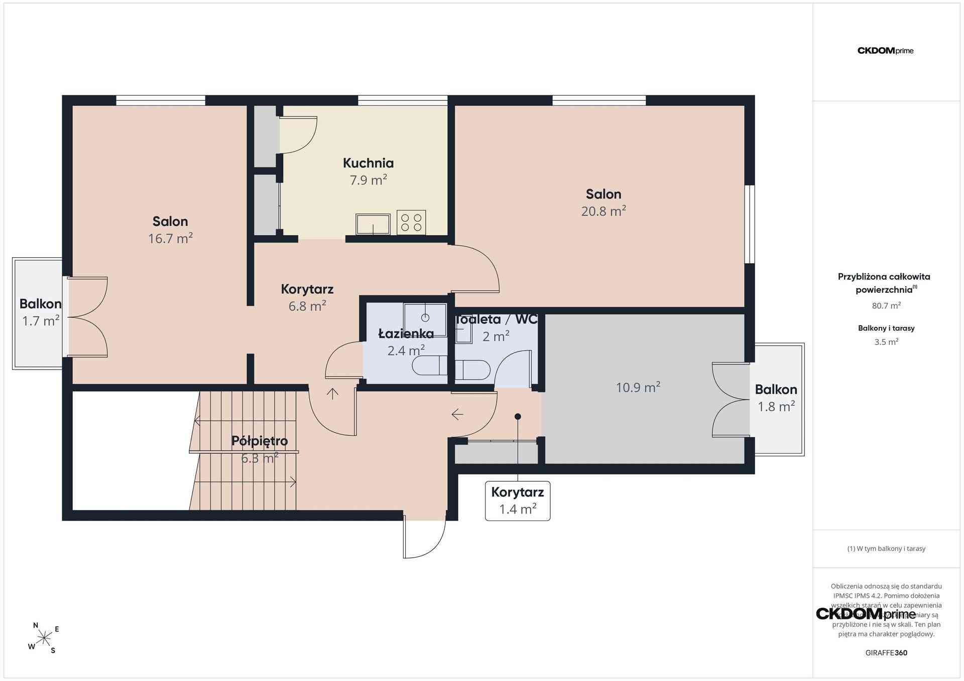 Inwestycja Kielce ścisłe centrum – 70 m², 3 pokoje, możliwość 2 lokali - zdjęcie 17