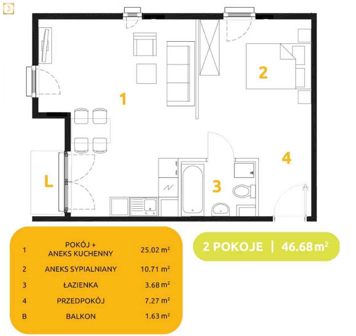 Przestronne 2 Pokoje | Balkon | gotowe do odbioru. - zdjęcie 12