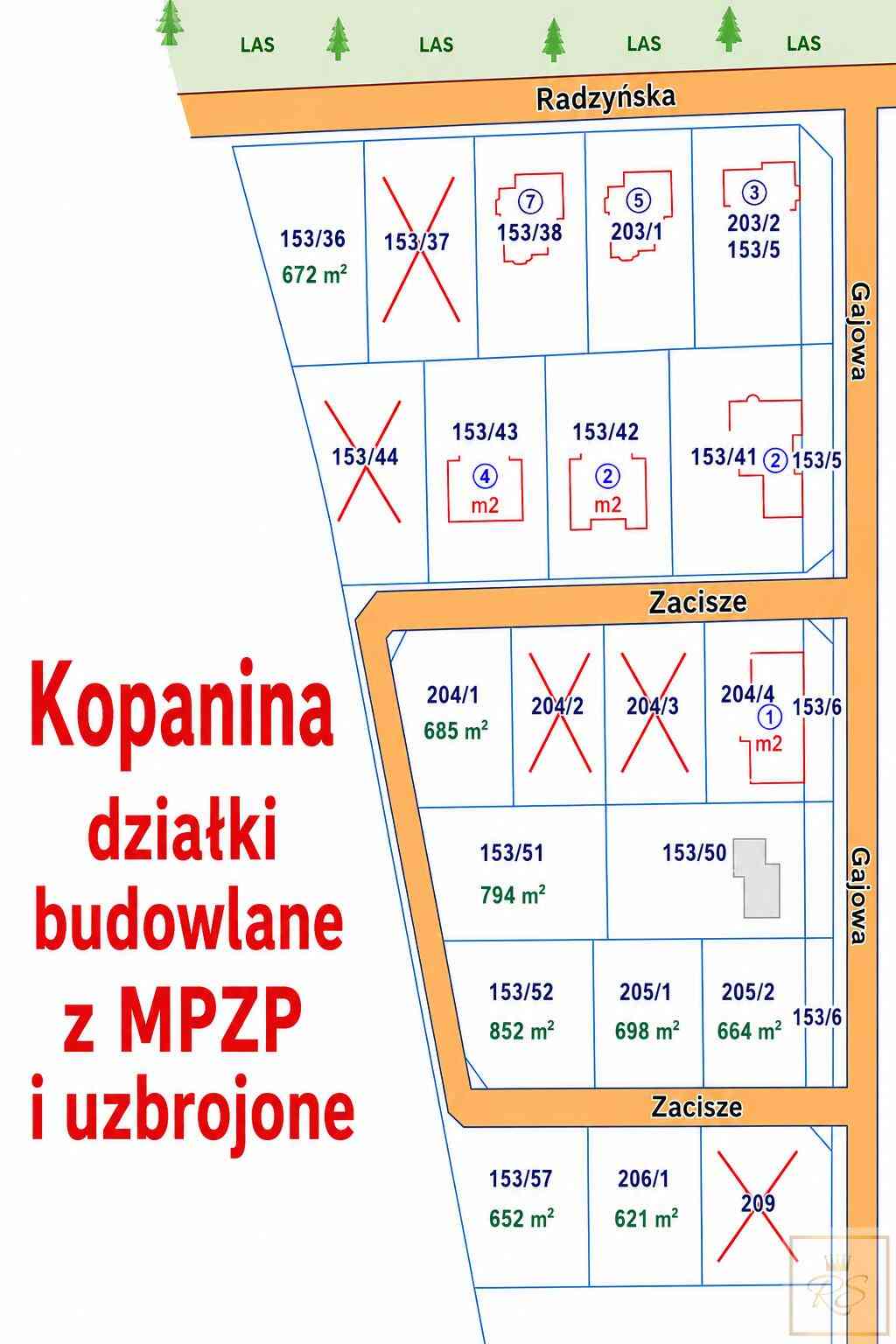 NOWA CENA Działki budowlane przy lesie z obowiązującym MPZP