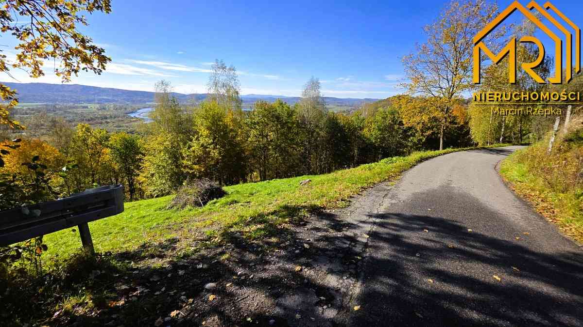 Widokowa działka rolna z panoramą na Dunajec - zdjęcie 13