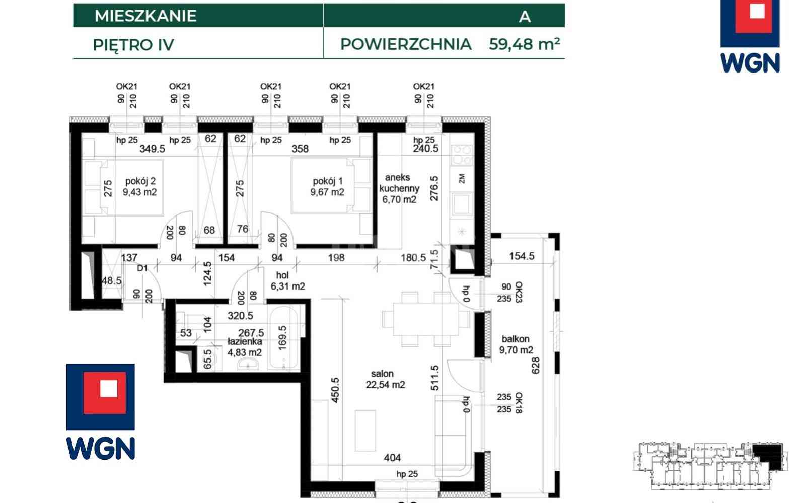 Mieszkanie na sprzedaż - Łęczna, Bobrowniki, Wierzbowa - zdjęcie 2