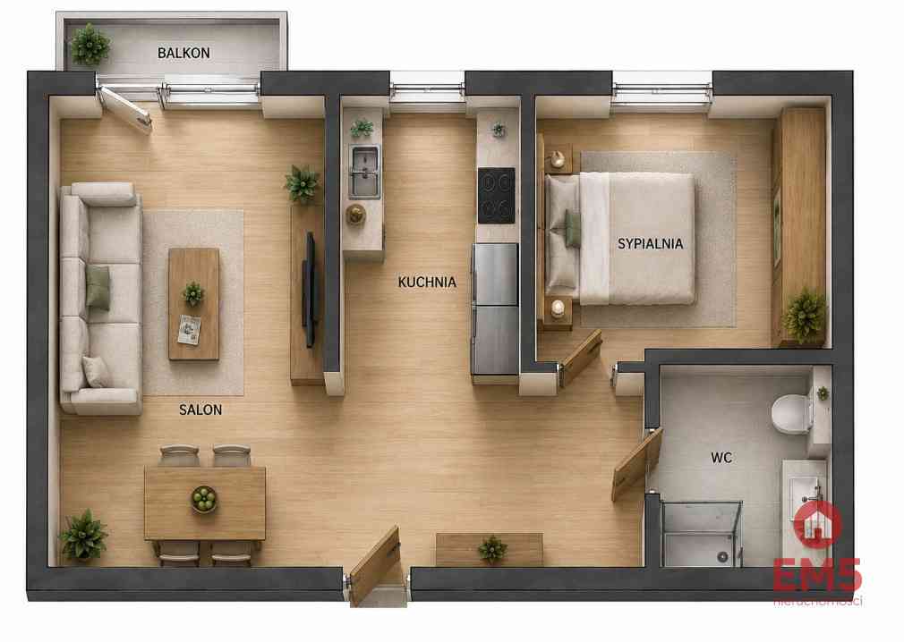 2 pokoje | 35,2 m² | Gotowe do zamieszkania - zdjęcie 7