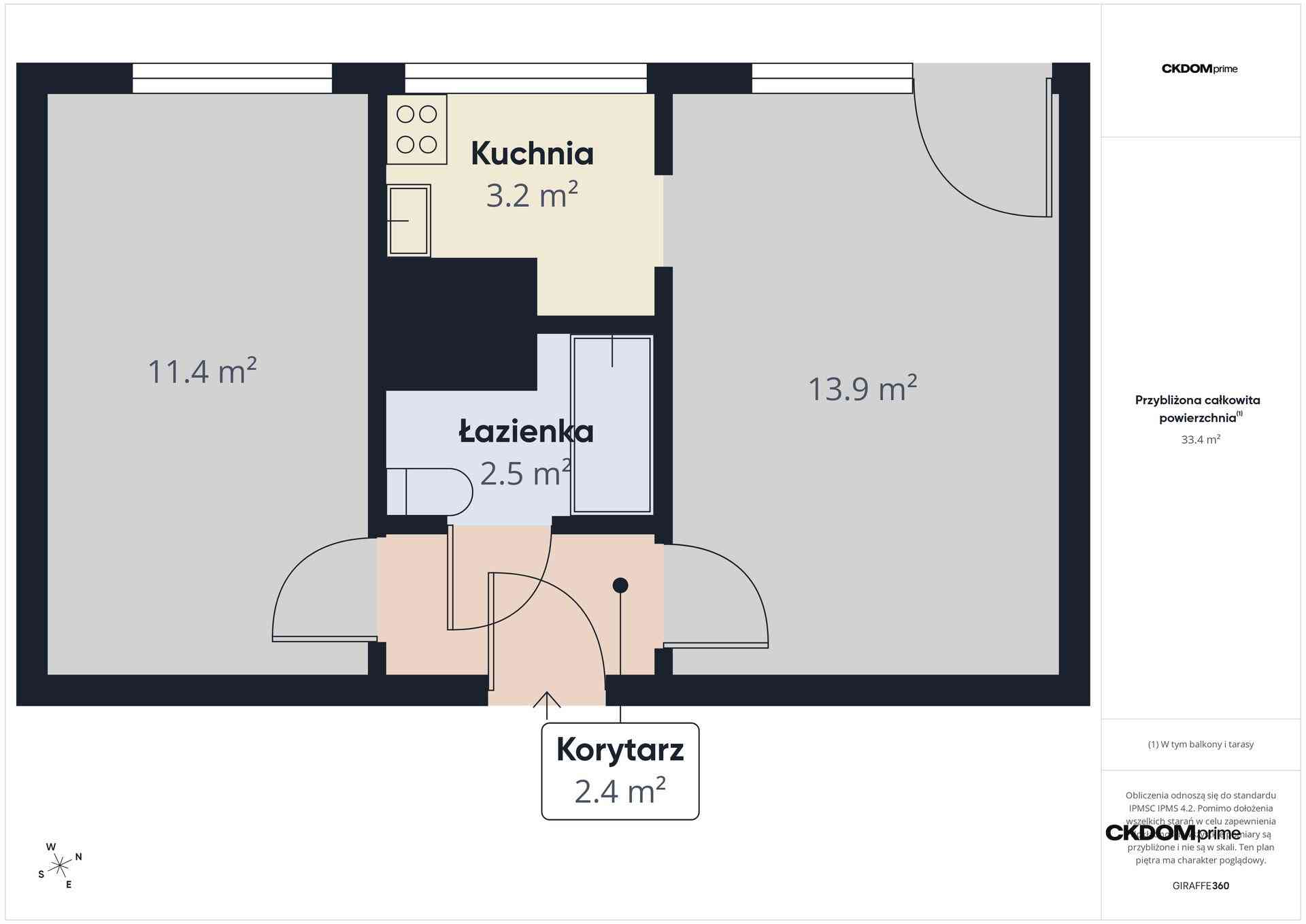 Świetna lokalizacja! 2 pokoje z balkonem | Radom ul. Kusocińskiego 7a - zdjęcie 10