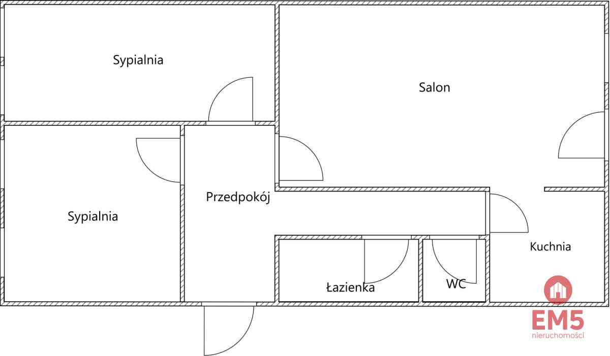3 pokoje, I piętro, ciekawy rozkład - zdjęcie 11