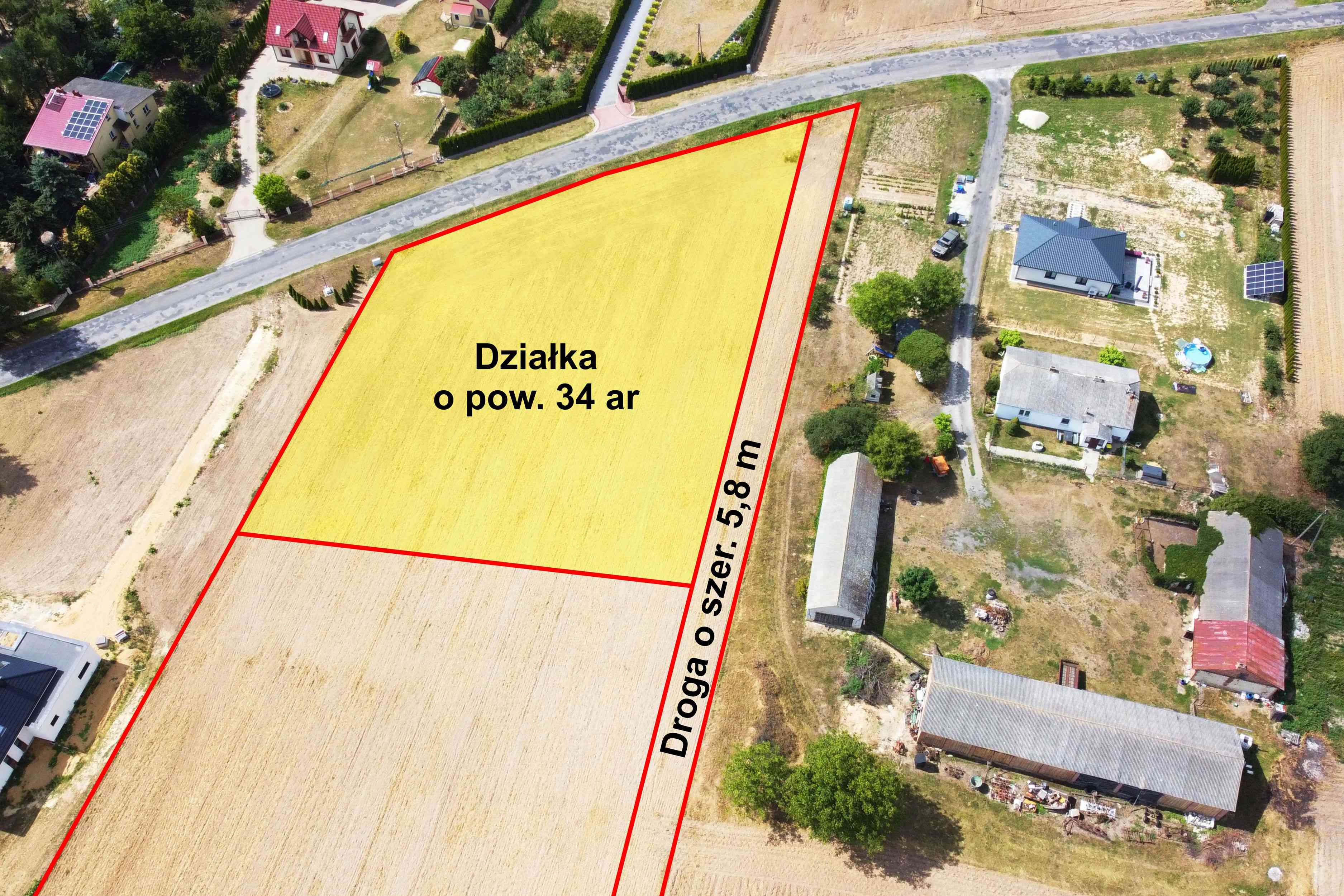 Działka na sprzedaż - Rossosz k. Łęcznej