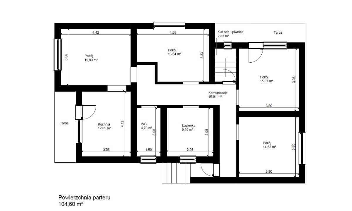 Parterowy dom jednorodzinny Lubliniec 105m2 - zdjęcie 52